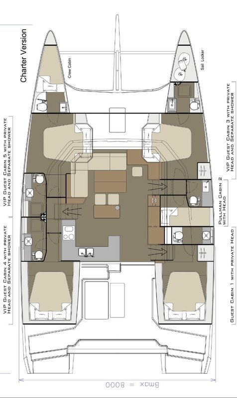 Dufour 48 Catamaran - 5 + 1 cab. — photo 2
