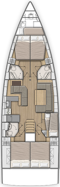 Oceanis 51.1 - 5 + 1 cab. — photo 2