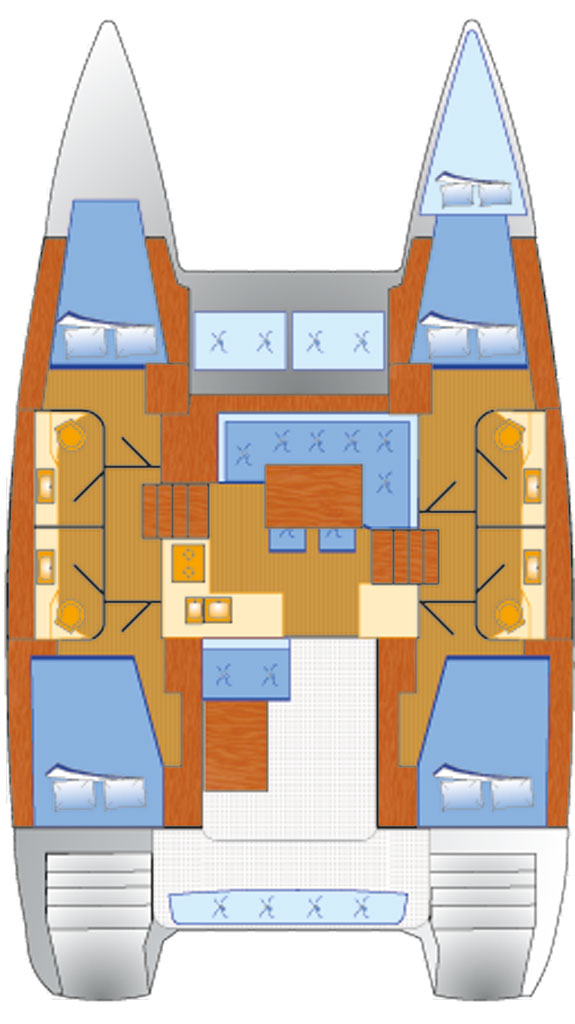 Lagoon 40 - 4 + 1 cab. — photo 2