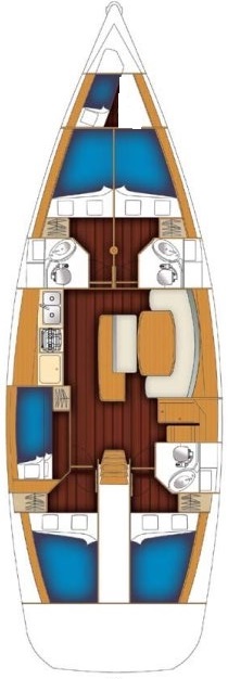 Cyclades 50.5 - 5 + 1 cab. — photo 2