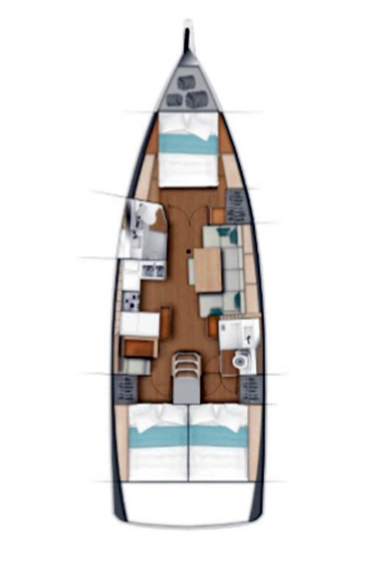 Sun Odyssey 440 - 3 cab. — photo 11