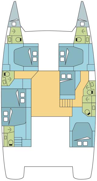 Fountaine Pajot Saba 50 - 6 + 2 cab. — photo 2