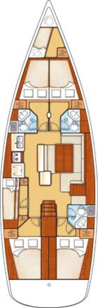 Oceanis 50 Family - 6 cab. — photo 2