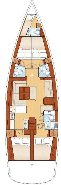 Oceanis 54 - 4 cab. — photo 2
