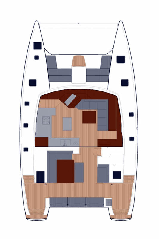 Fountaine Pajot Saba 50 - 6 + 1 cab. — photo 43