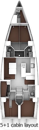 Bavaria Cruiser 56 - 5 + 1 cab. — photo 2