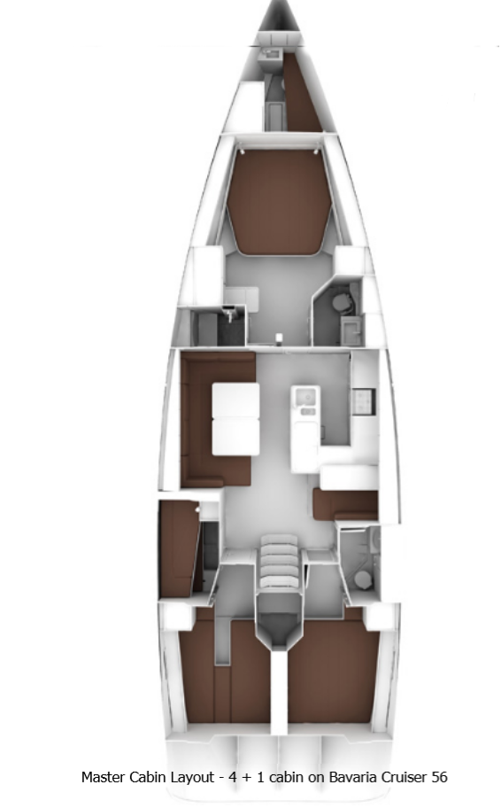 Bavaria Cruiser 56 - 5 + 1 cab. — photo 3