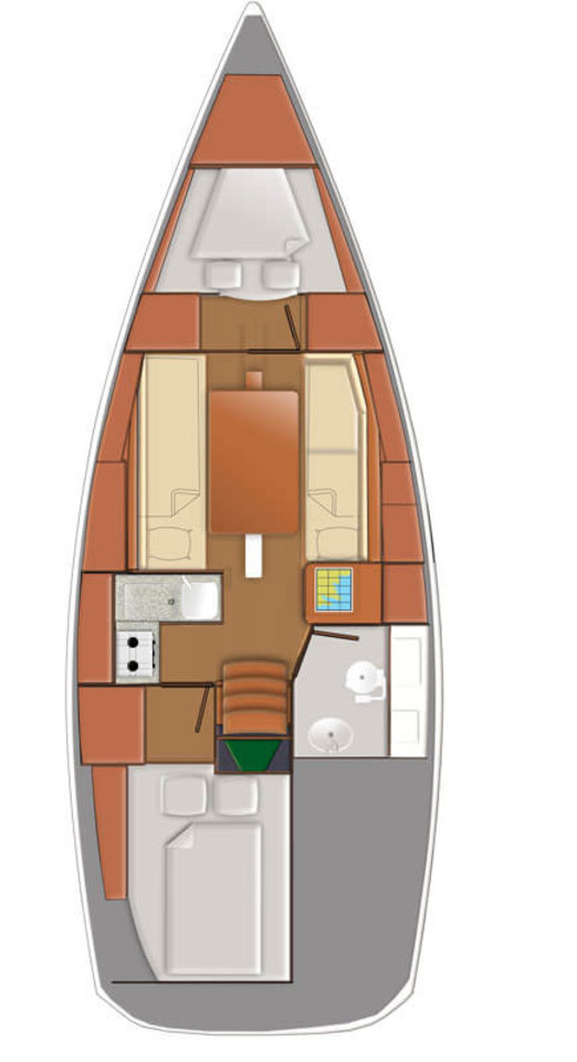 Sun Odyssey 319 - 2 cab. — photo 2