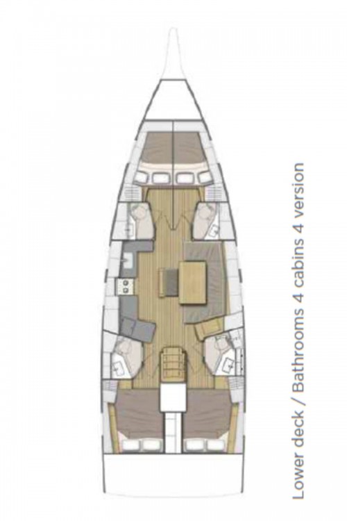 Oceanis 46.1 - 4 cab. — photo 2