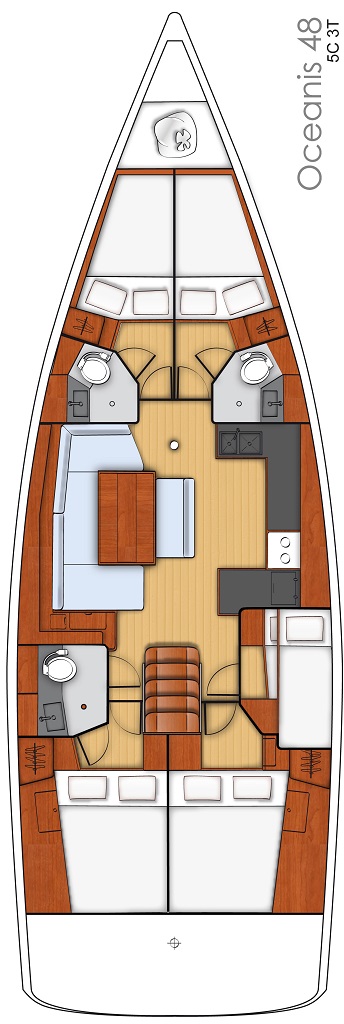Oceanis 48 - 5 cab. — photo 2