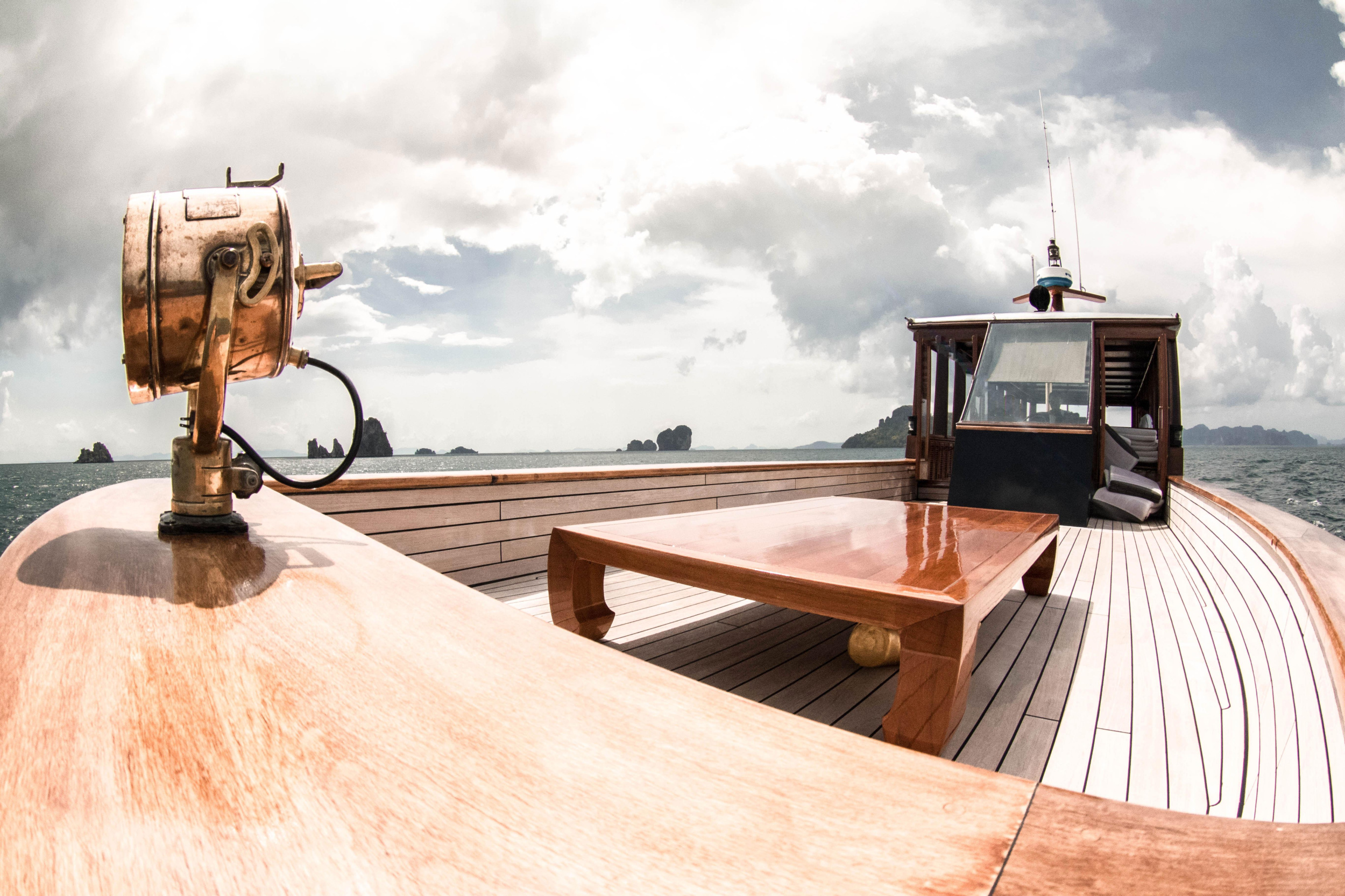 Custom Wooden Yacht — photo 16