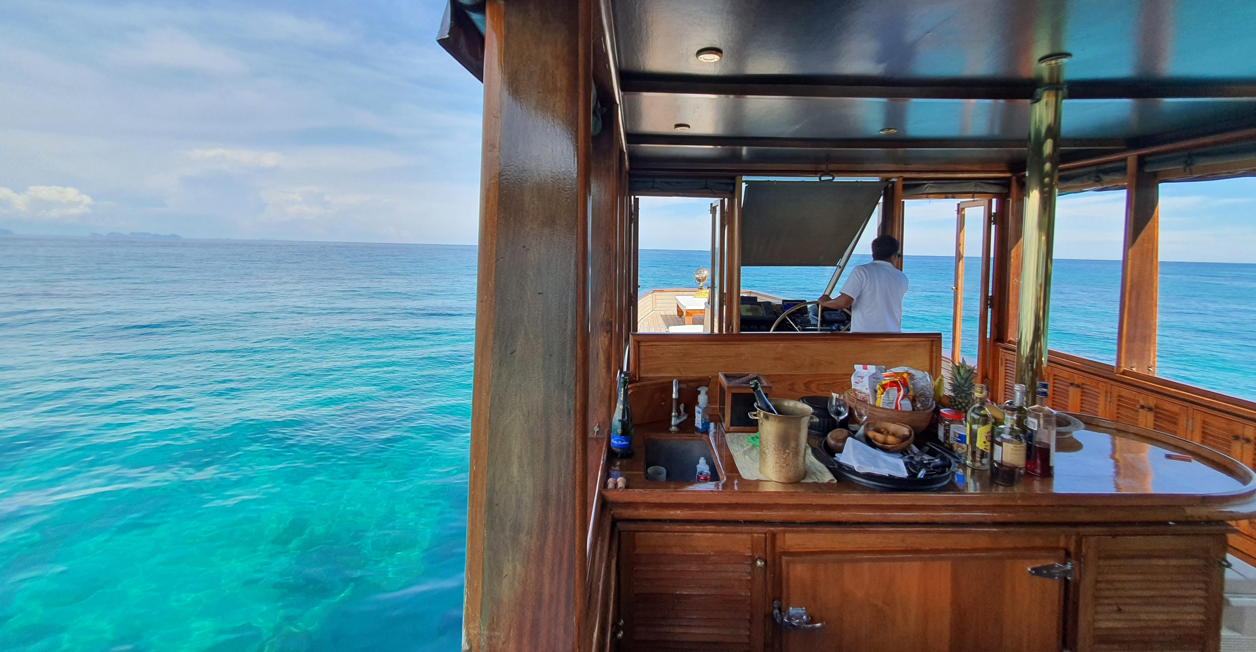 Custom Wooden Yacht — photo 19
