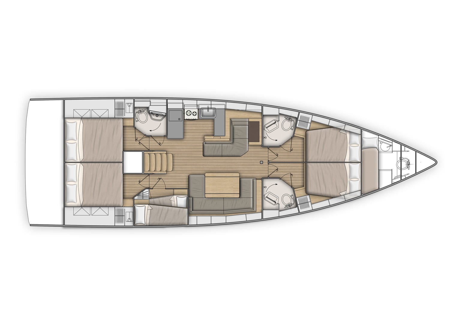 Oceanis 51.1 — photo 4