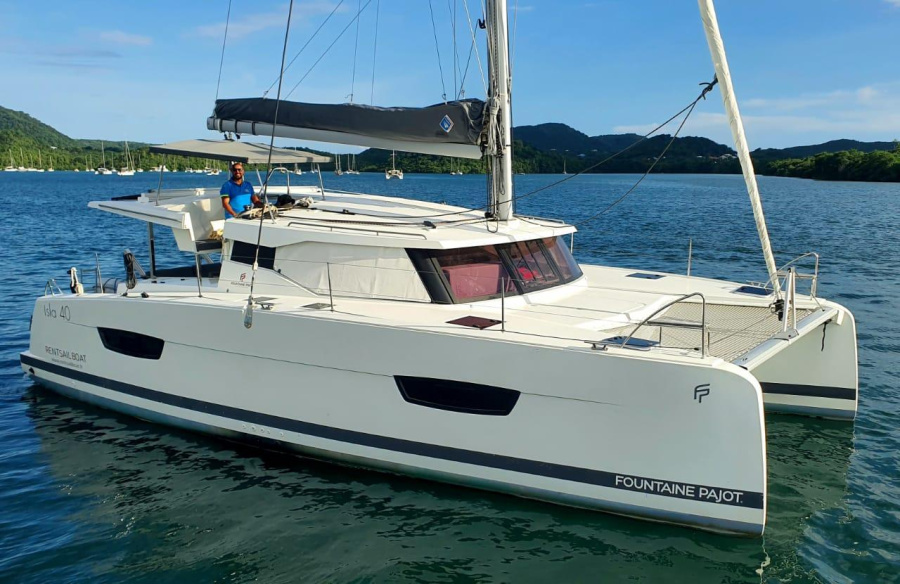 Photo #1 - FOUNTAINE PAJOT ISLA 40 (AKWABA) en MARTINIQUE - LE MARIN - 26829