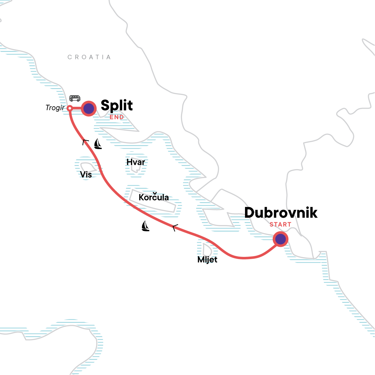 Croatia Sailing Cruise from Split to Dubrovnik — photo 24