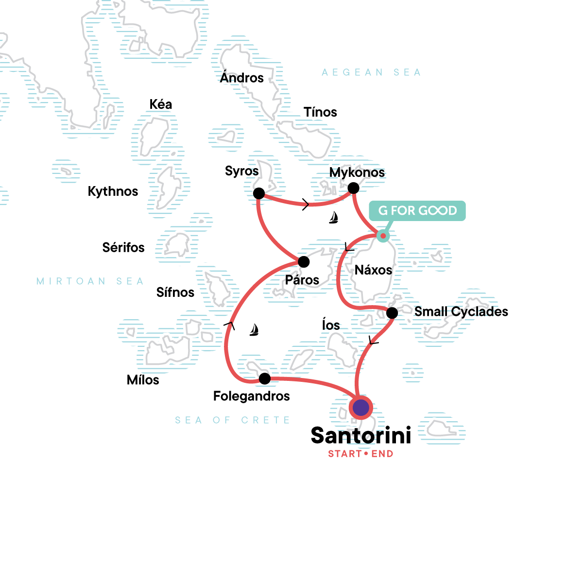 Viaje en velero desde Santorini en el Bavaria 51 — photo 33