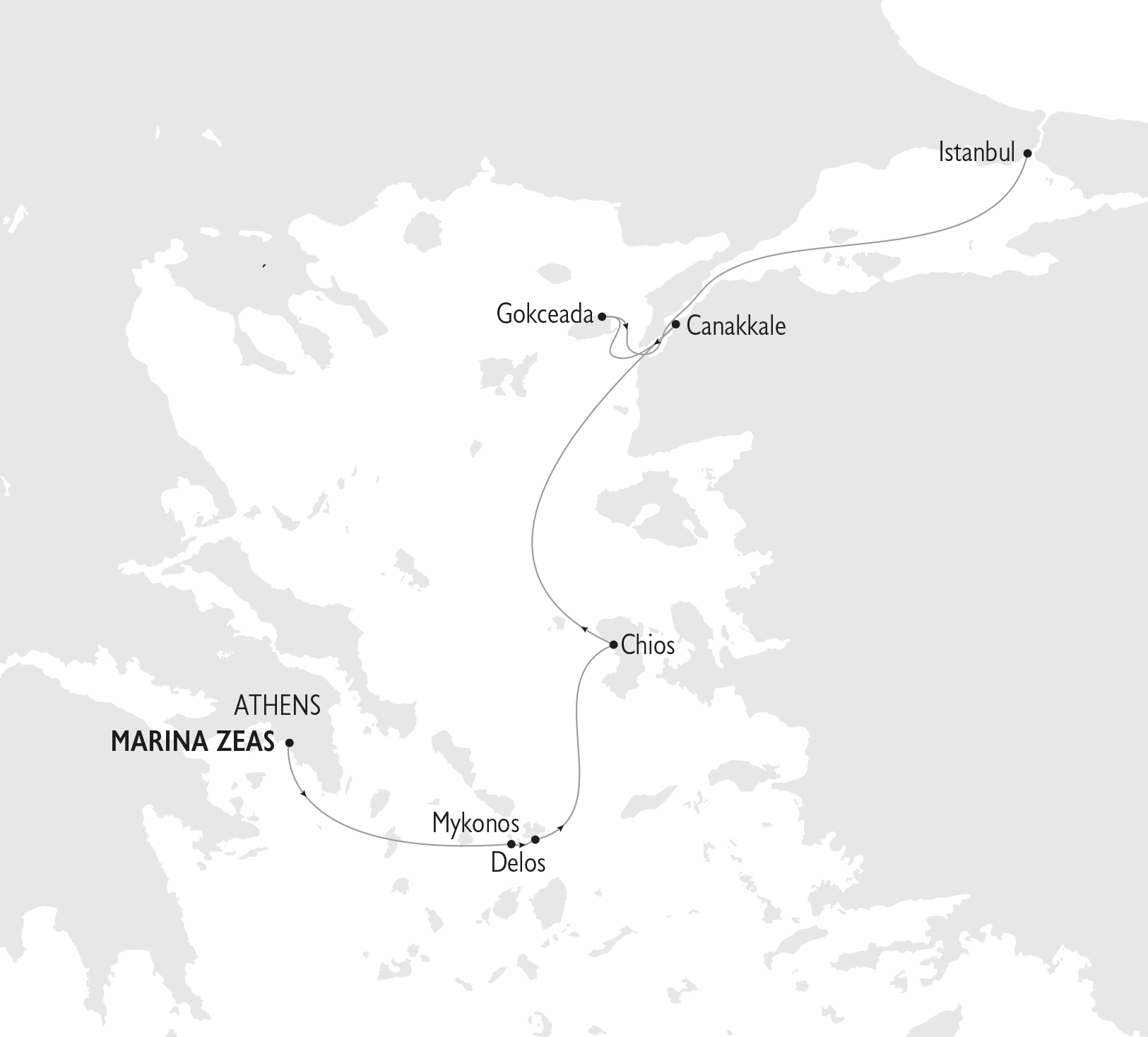 Crucero en barco pequeño de Atenas a Estambul — photo 1