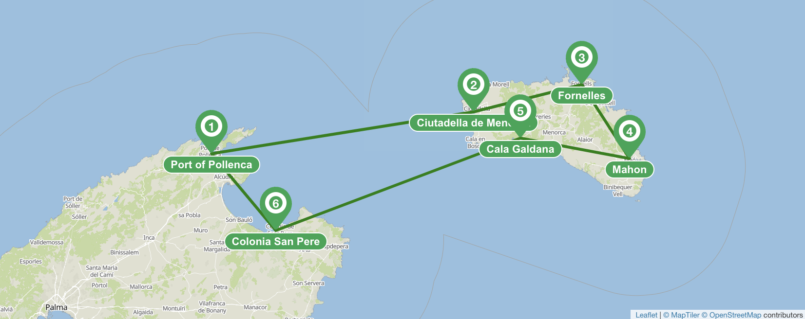 Menorca 7 días en velero