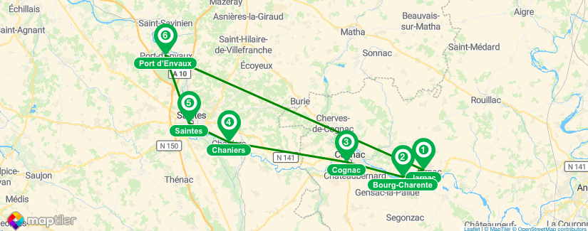 7 días en barco por el río Charente