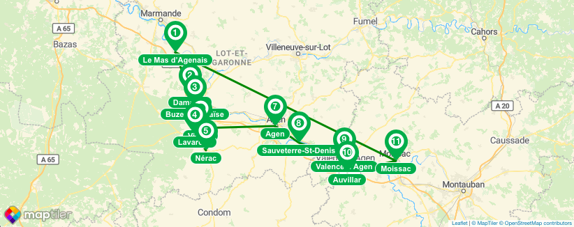 Itinerario en velero 7 días Aquitania
